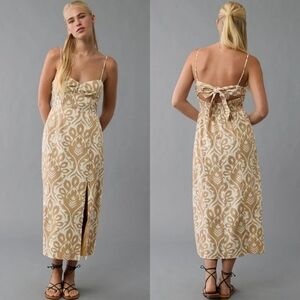 ae catie corset printed column midi dress American Eagle Outfitters | Dresses | Nwt Vacay Dresses DAZY Allover Print Puff Maxi dresses Size:04